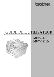 Brother International MFC 7820N User Manual - French