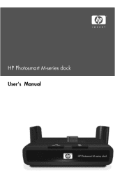 HP C8907A HP Photosmart M-series dock - User's Manual