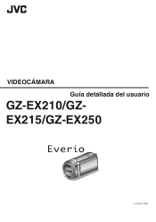 JVC GZ-EX210 User Manual - Spanish