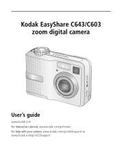Kodak C643 User Manual