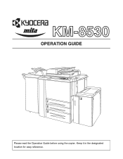 Kyocera KM-8530 KM-8530 Operation Guide