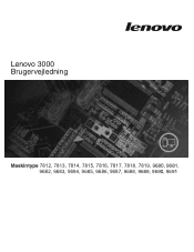 Lenovo J200 (Danish) User guide