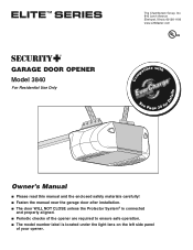 LiftMaster 3840 3840 Manual