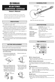 Yamaha APX5NA Owner's Manual