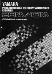 Yamaha CS-40M Owner's Manual (image)