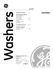 GE WJSR4160GWW Owners Manual