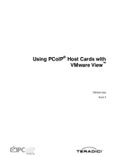 HP t310 Using PCoIP Host Cards with VMware View
