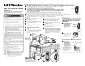 LiftMaster 883LMW Instructions - English French Spanish