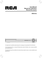 RCA RTB1016 RTB1016 Product Manual