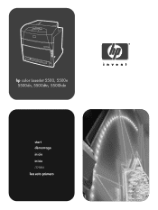 HP 5500n HP Color LaserJet 5500 series printers - Start Guide