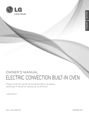 LG LWD3010ST Owner's Manual