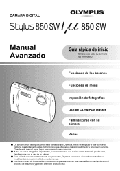 Olympus 850 SW Stylus 850 SW Manual Avanzado (Español)