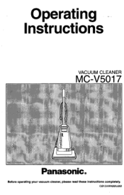Panasonic MCV5017 MCV5017 User Guide
