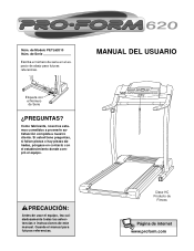 ProForm 620 Treadmill Spanish Manual