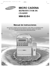 Samsung MM-B3 User Manual (user Manual) (ver.1.0) (Spanish)