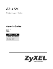 ZyXEL ES-4124 User Guide