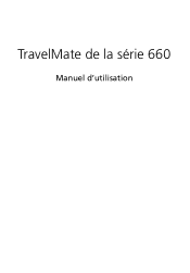 Acer TravelMate 660 TravelMate 660 User's Guide FR