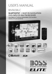 Boss Audio BN965BLC User Manual