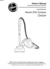 Hoover S3825 Manual
