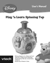 Vtech Winnie The Pooh Play  n Learn Spinning Top User Manual