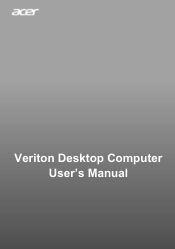 Acer Veriton 6000/4000 Mini User Manual