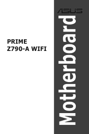 Asus PRIME Z790-A WIFI Users Manual English