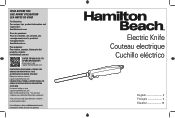 Hamilton Beach 74275ZFG Use and Care Manual