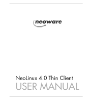 HP Neoware e90 NeoLinux 4.0 Thin Client User Manual