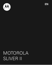 Motorola SLIVER II Sliver II- Getting Started Guide
