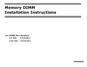 Oki C5200ne Memory DIMM Installation Instructions