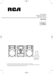 RCA RS2130i User Manual - RS2130i