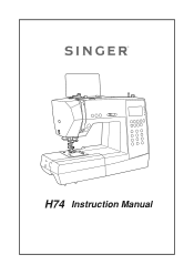 Singer H74 Instruction Manual 2