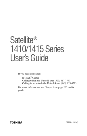 Toshiba Satellite 1415-S174 User Manual