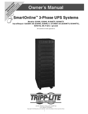 Tripp Lite SU60K Owner's Manual for 3-Phase UPS 932764