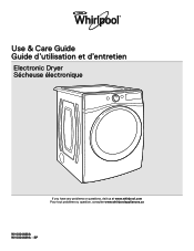 Whirlpool WED8540FW Use & Care Guide