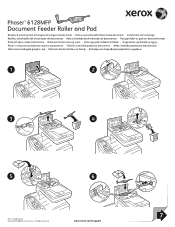 Xerox 6128MFP Document Feed Roller Instruction Sheet