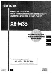 AIWA XR-M35 Operating Instructions