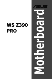 Asus WS Z390 PRO User Manual