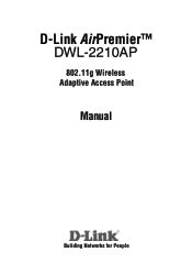 D-Link DWL-2210AP Product Manual