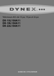 Dynex DX-19L150A11 User Manual (French)