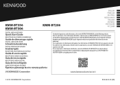 Kenwood KMM-BT306 Quick Start Guide