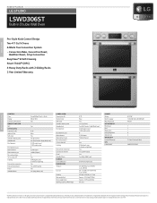 LG LSWD306ST Owners Manual - English