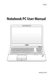 Asus G75VW-DS72 User's Manual for English Edition