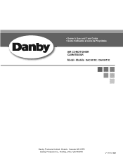 Danby DAC8011E Product Manual