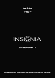 Insignia NS-48D510NA15 User Manual (English)