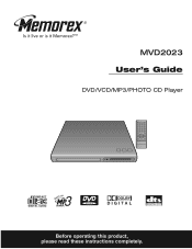 Memorex MVD2023 User Guide