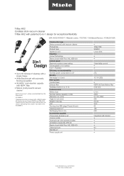 Miele Triflex HX2 Product sheet