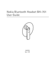 Nokia Bluetooth Headset BH-701 User Guide