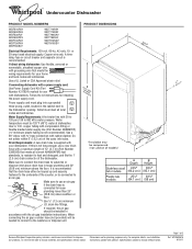 Whirlpool WDT770PAYM Dimension Guide