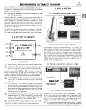 Behringer ULTRA-DI DI600P Manual